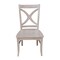 International Concepts Set of 2 Cosmo Chairs, Washed Finish, Washed Gray Taupe C09-14P - alternate 6